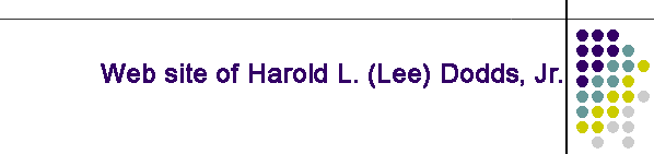 Web site of Harold L. Dodds
